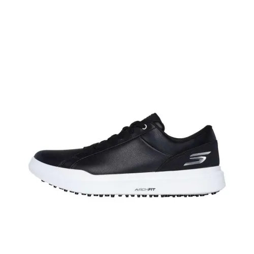 Skechers Relaxed Fit Низкий Топ Обувь для гольфа Мужская Черный Белый