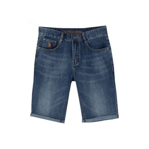 U.S. POLO ASSN. Джинсовые шорты Мужские Темно-синие