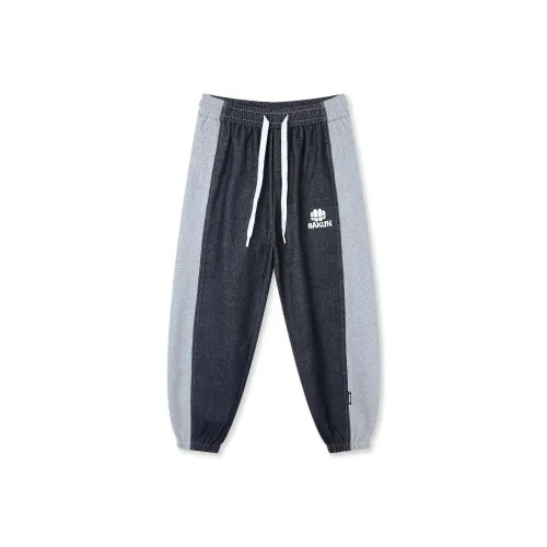 SAKUN Черные Унисекс Повседневные Брюки