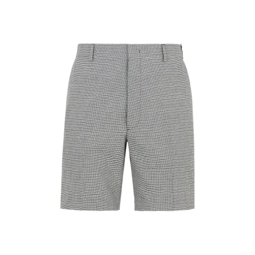 FENDI FW22 Повседневные шорты Мужские Серый Белый