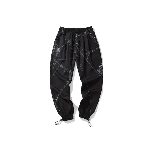 SANSYAS Повседневные брюки Унисекс Черный