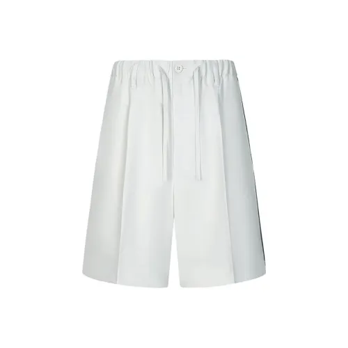 Yohji Yamamoto Белый 602 Мужские Повседневные Шорты