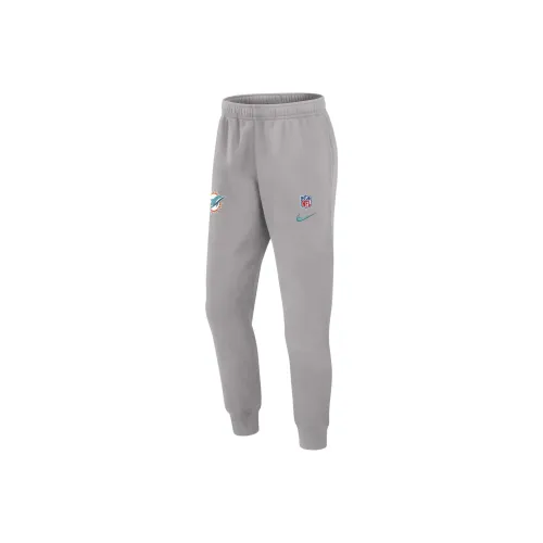 nike ClubNFL Miami Dolphins Sidelie NE Team Casual Pants Men's Gray