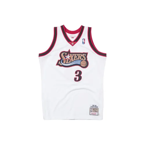 MITCHELL NESS Баскетбольная Джерси Мужская Белая