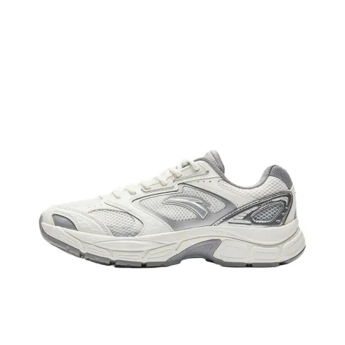 ANTA Millennium 8 Casual Низкий Топ Белый Серебряный Женский