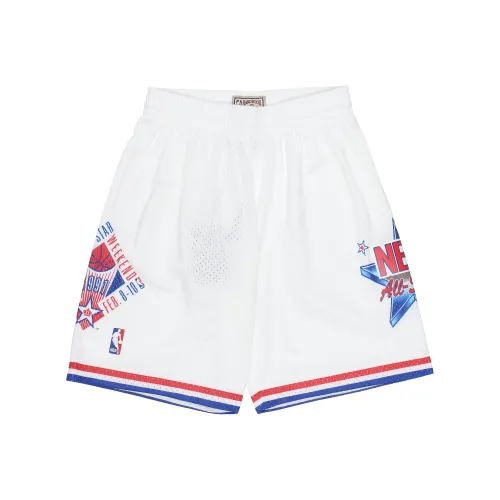 MITCHELL NESS Баскетбольные шорты Унисекс Белый