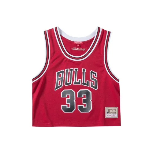 Mitchell Ness Женские Майки Красного Цвета