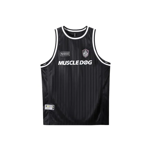 Muscle Dog Топ без рукавов Мужской Черный