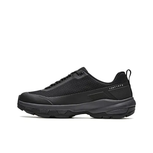 PONY Slip-resistant Abrasion-resistant Low Top Casual Shoes Men's Black ПОНИ Противоскользящий Устойчивый к истиранию Низкий Топ Повседневная Обувь Мужская Черная