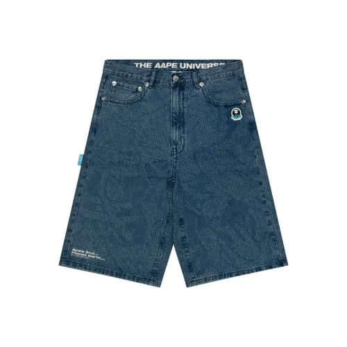 Aape FW24 Джинсовые шорты Мужские Синие