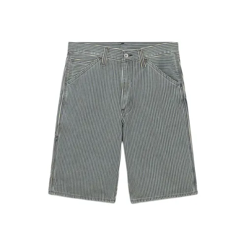 Levi's Джинсовые шорты Мужские Синие Белые