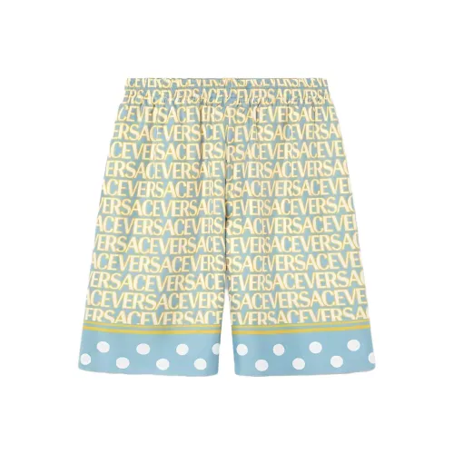 VERSACE Повседневные шорты Мужские Светлый Бежевый