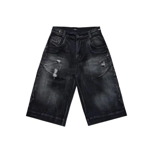 Jaded London SS24 Fantasy Store Series Черные/Черные Мужские Джинсовые Шорты