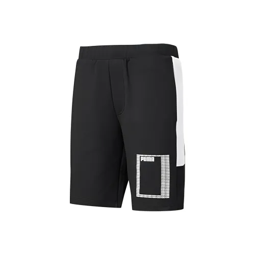 PUMA Мужские спортивные шорты черного цвета