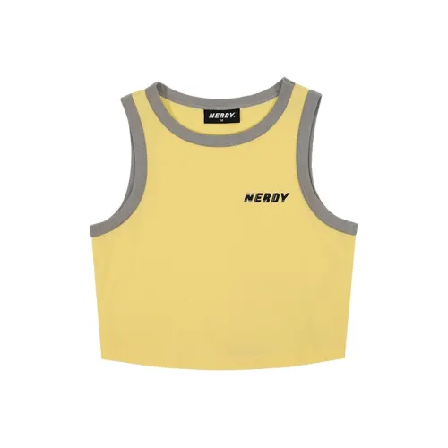 Nerdy Желтые Женские Майки