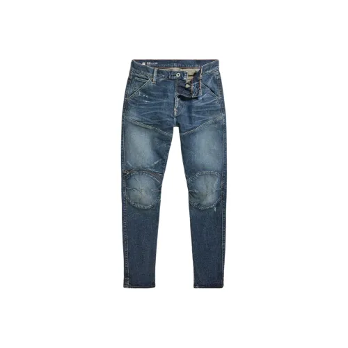 STAR RAW Джинсы Мужские Антиквар Теннесси Разрушенные