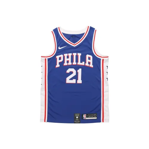 Nike Баскетбольная Джерси Мужская Синяя