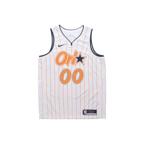 Nike Баскетбольная Джерси SW Фанатская версия 20 21 Orlando Magic Gordon Размер 00 Мужская Белая