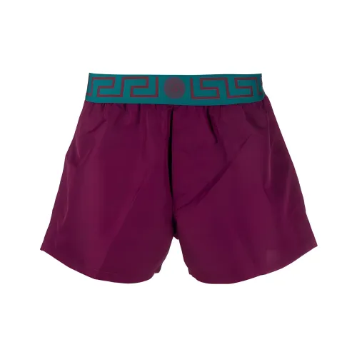 VERSACE Red Men's Casual Shorts VERSACE Красные Мужские Повседневные Шорты