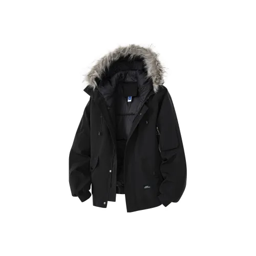 SIMPLE RIMLESS SRME Хлопковый пуховик унисекс