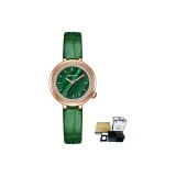 Ремень зеленый, ремень розовое золото, зеленый