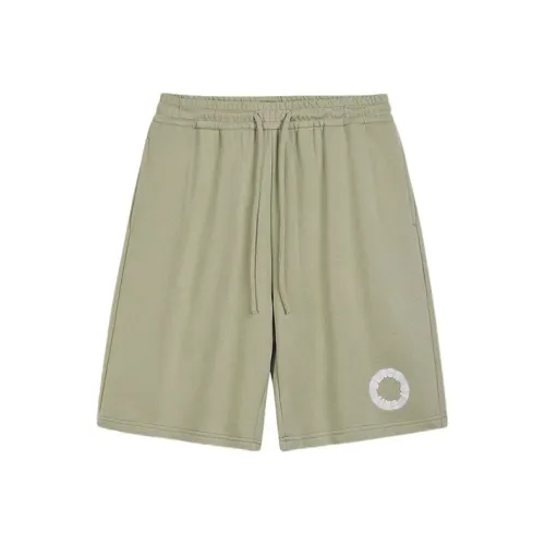 BLACK OF EXIT Шалфейно-зеленый Унисекс Повседневные шорты