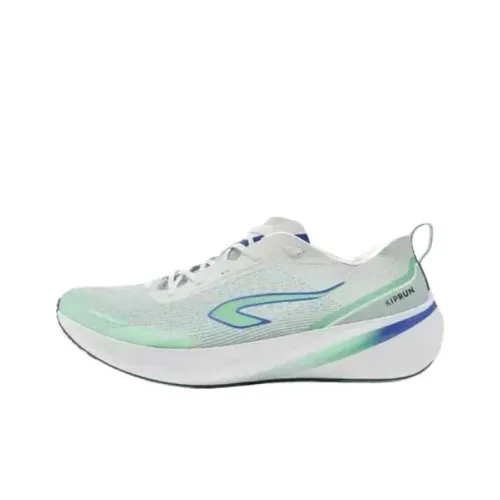 DECATHLON Cushion 500 Беговые кроссовки Низкий Топ Снег/Зеленое Яблоко/Экрю Мужской