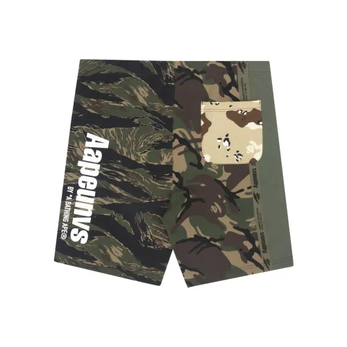 Aape Зеленые Мужские Повседневные Шорты