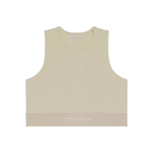 Fear Of God Essentials Майка Женская Серый Зеленый