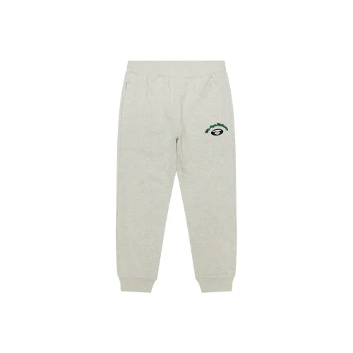 Aape SS25 Повседневные брюки Мужской Серый Белый WH2