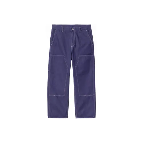 Carhartt WIP FW24 Midland Двойной Колено Брюки Джинсы Мужские Синие