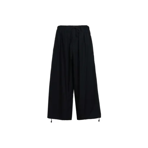 Yohji Yamamoto Черные Унисекс Повседневные Штаны