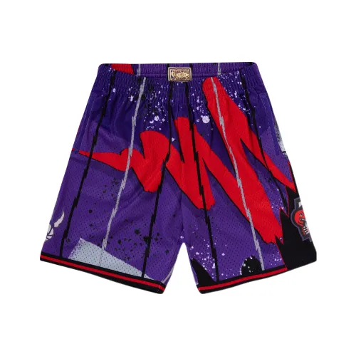 Mitchell Ness Фиолетовые Шорты для баскетбола для мужчин