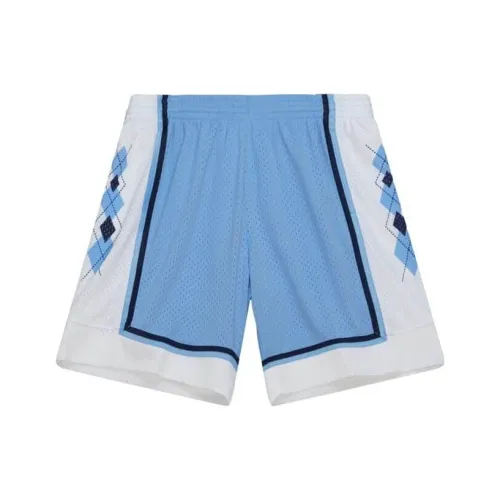 Mitchell Ness Blue Men's Casual Shorts Mitchell Ness Синий Мужские Повседневные Шорты