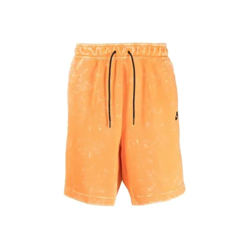 Nike Orange Men's Casual Shorts Nike Оранжевые Мужские Повседневные Шорты