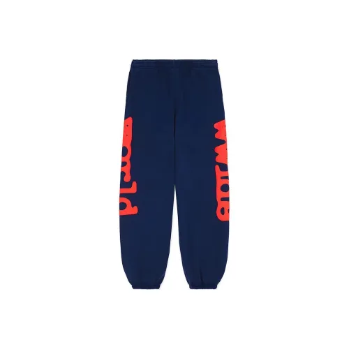 Sp5der Повседневные брюки Мужские Озерный Синий