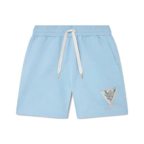 CASABLANCA FW24 Предсезонная коллекция Повседневные шорты Унисекс Синий