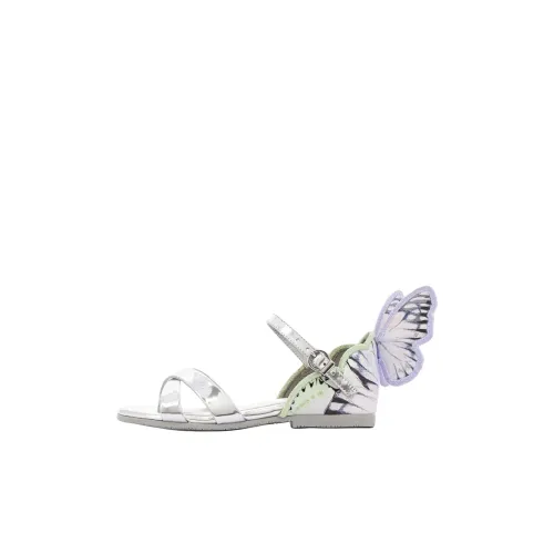 SOPHIA WEBSTER Chiara Low Топ Детские Сандалии Серебряные Детские
