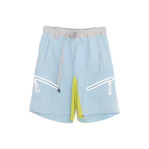 Maison Kitsune Maison Kitsune x AND WANDER Синие Унисекс Повседневные шорты