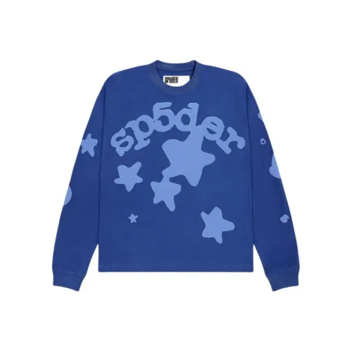 Sp5der Синяя Унисекс Футболка