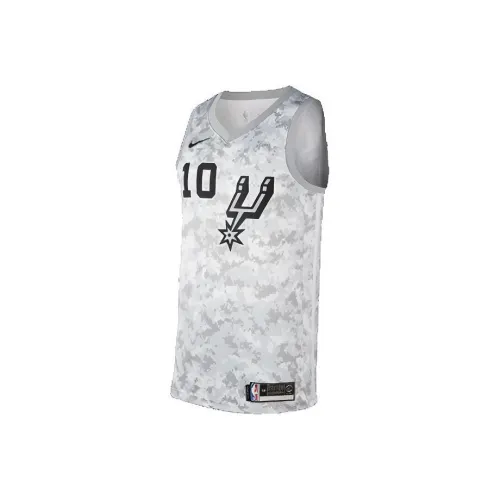 Nike Баскетбольная Джерси Мужская Белая Камуфляжная