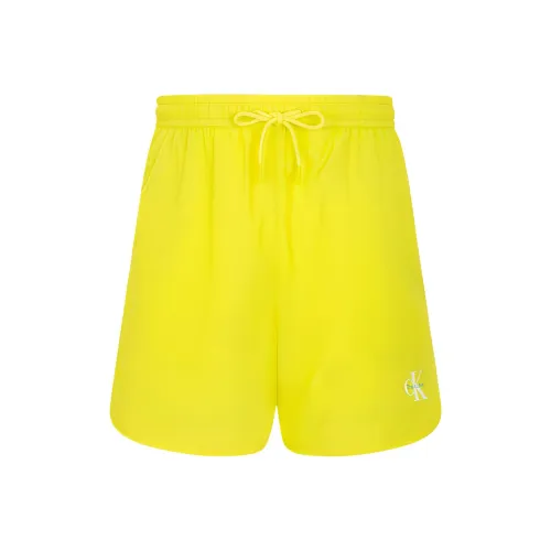 Calvin Klein Rainbow Series Неоновый зеленый Унисекс Повседневные шорты