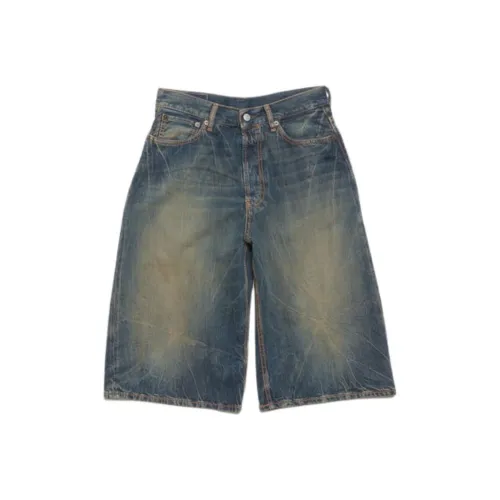 Acne Studios 2024 Autumn/Winter Collection Темно-синие мужские джинсовые шорты