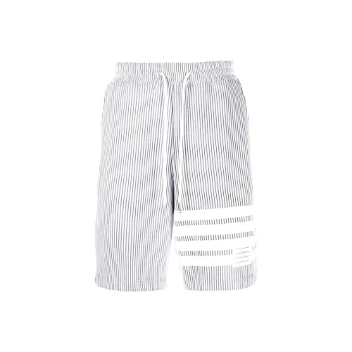 THOM BROWNE Серые Мужские Повседневные Шорты