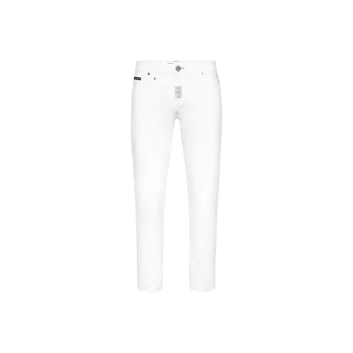 PHILIPP PLEIN Белый Мужской Джинсы