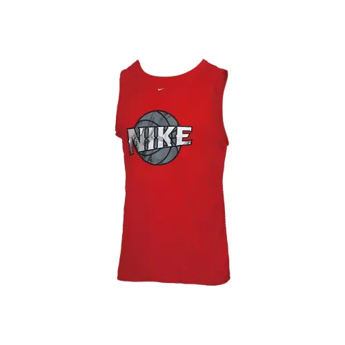 Nike Баскетбольная Джерси Мужская Красная