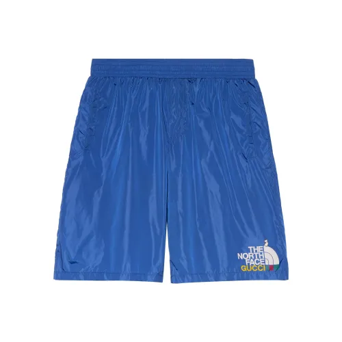 GUCCI x THE NORTH FACE SS23 Повседневные шорты Мужские Синие