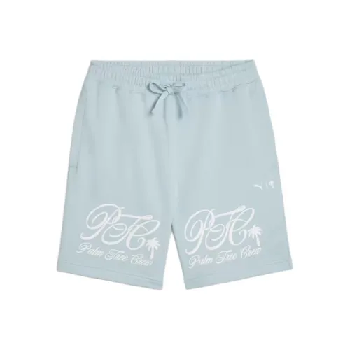 PUMA x PALM TREE CREW Повседневные шорты Мужские Циан