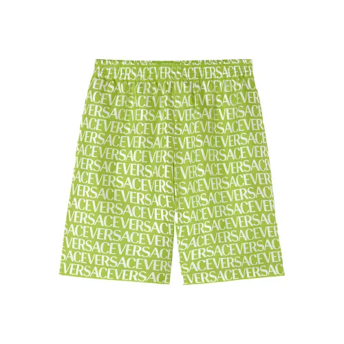 VERSACE Зеленые Мужские Повседневные Шорты