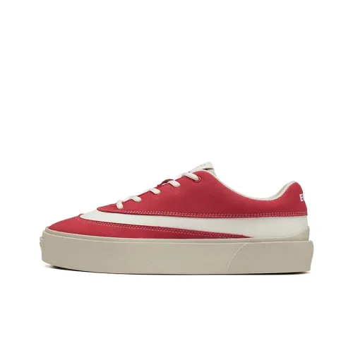 EQLZ EQUALIZER Fault 24 Slip-resistant Abrasion-resistant Low Top Skateboard Shoes Unisex Cinnabar